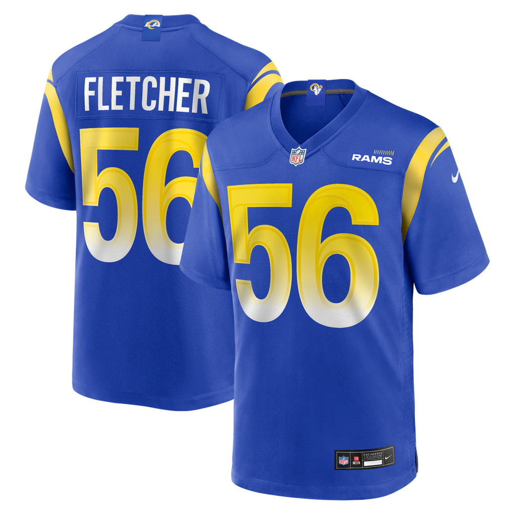 Los Angeles Rams London Fletcher Nike Royal Retired Player Game Jersey
