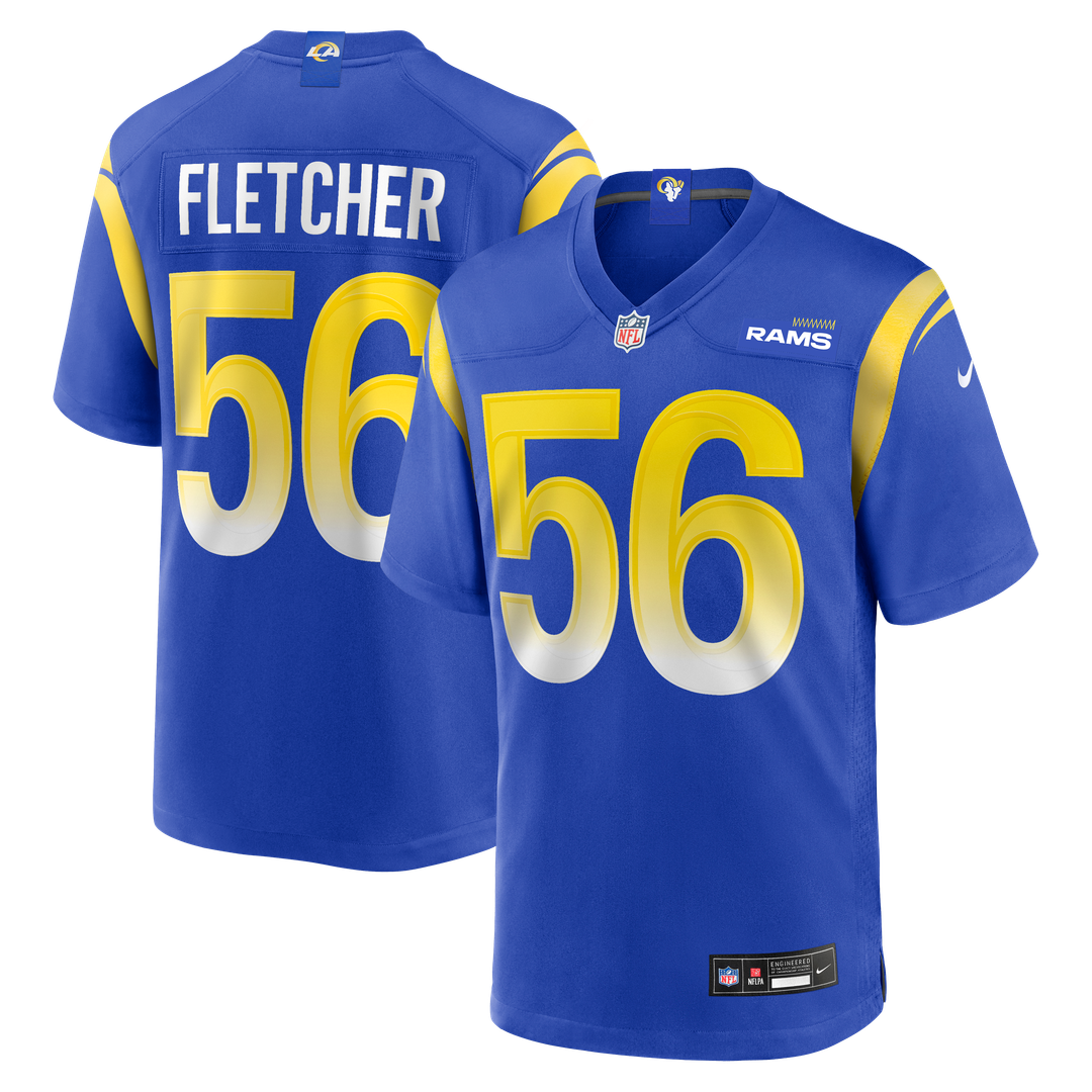 Los Angeles Rams London Fletcher Nike Royal Retired Player Game Jersey