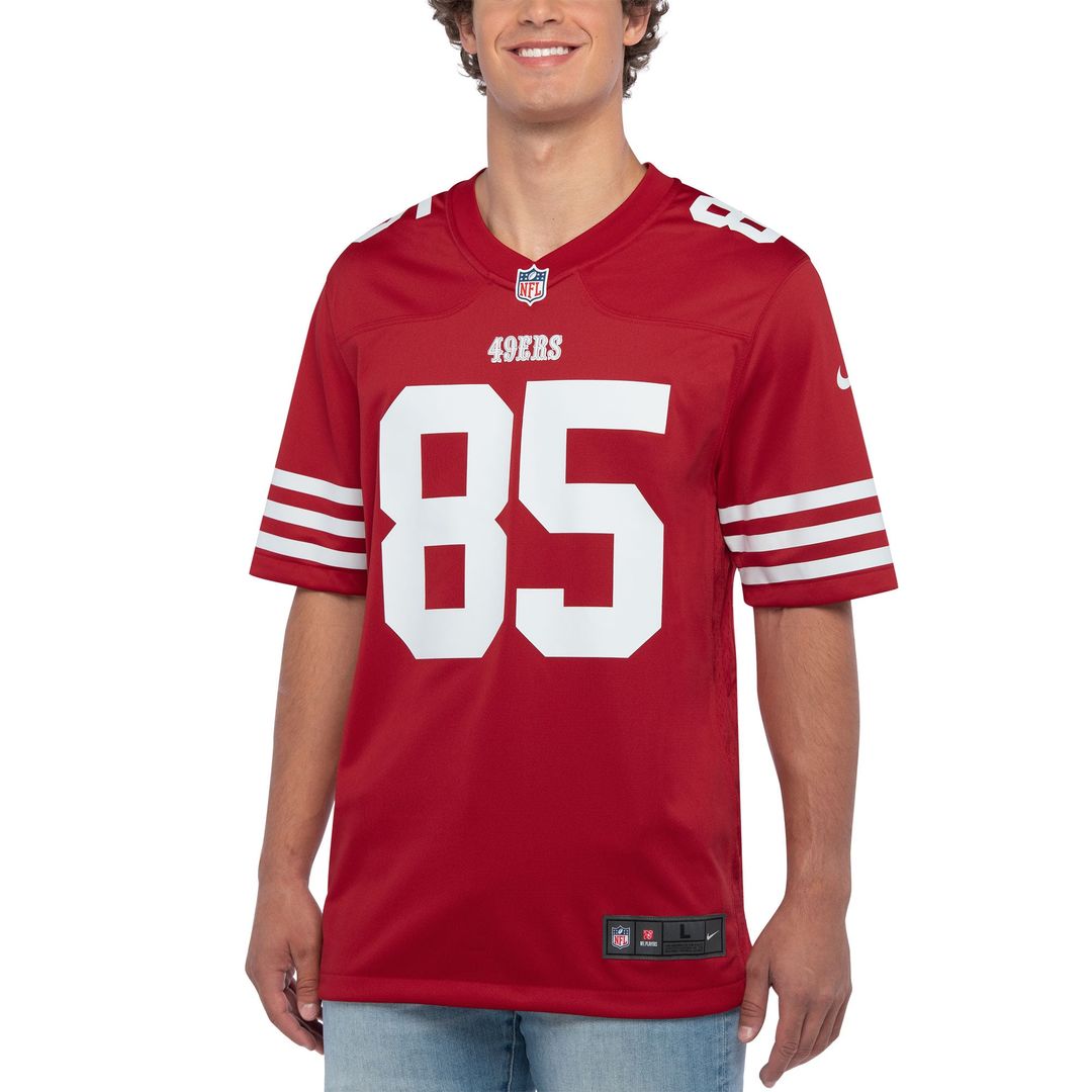 San Francisco 49ers George Kittle Nike Scarlet Game Jersey