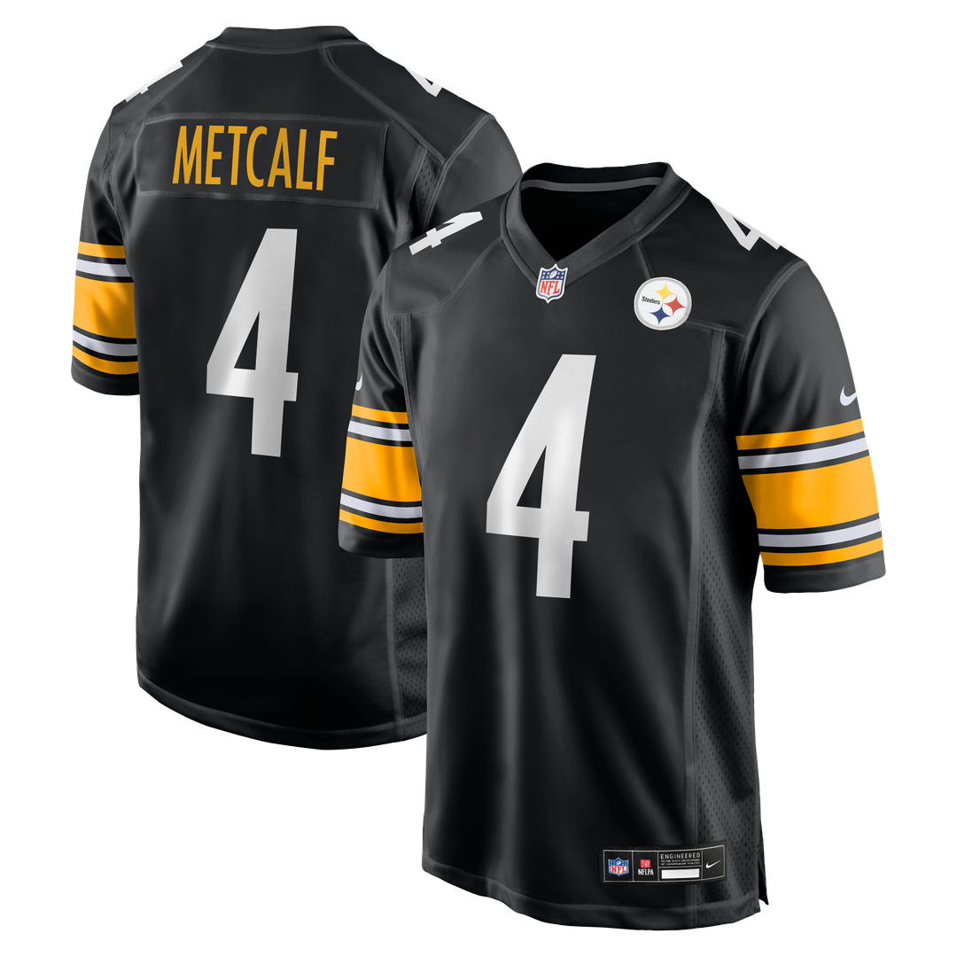 Pittsburgh Steelers DK Metcalf Nike Black Game Jersey