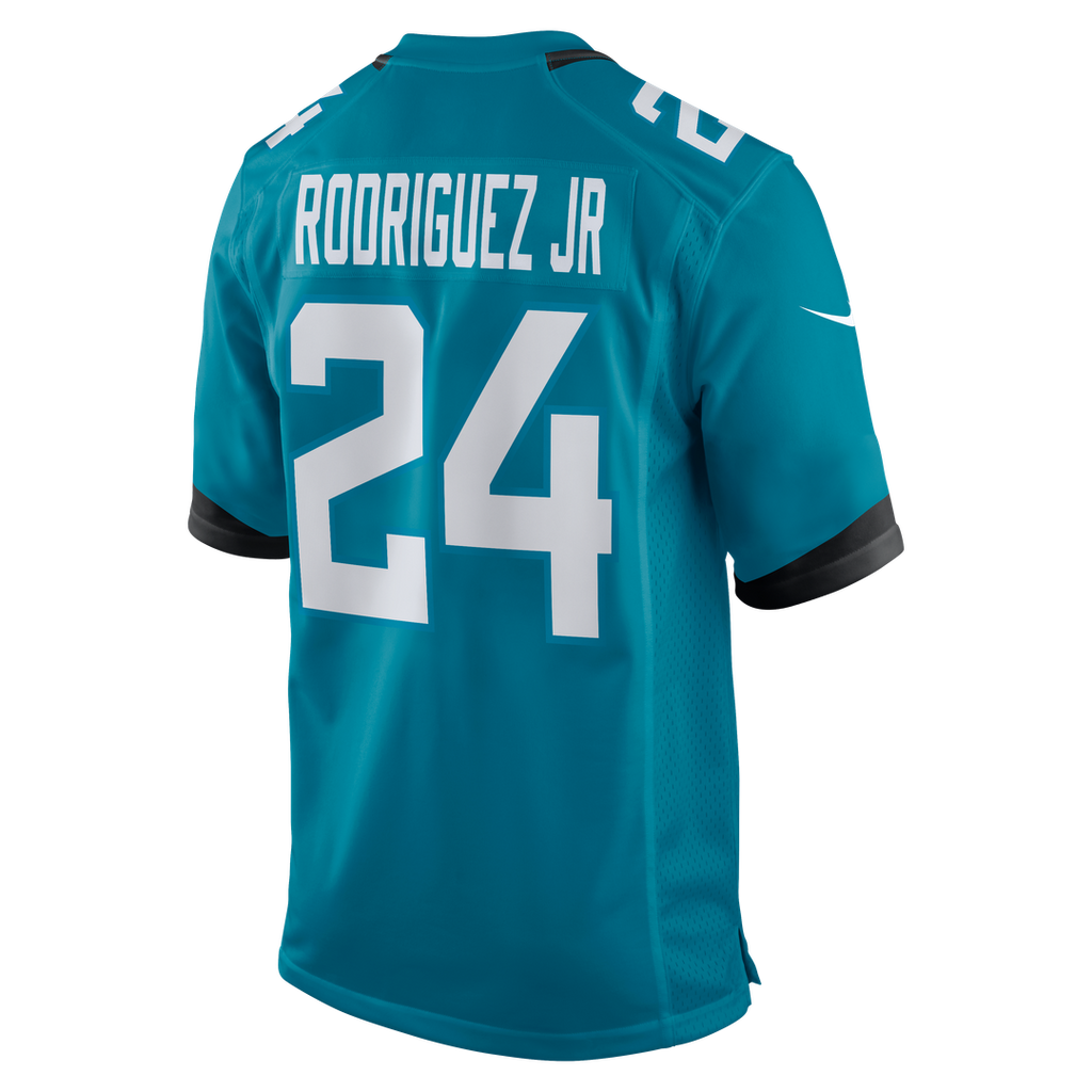 Jacksonville Jaguars Chris Rodriguez Jr. Nike Teal Game Jersey