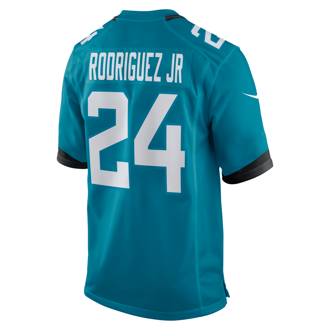 Jacksonville Jaguars Chris Rodriguez Jr. Nike Teal Game Jersey
