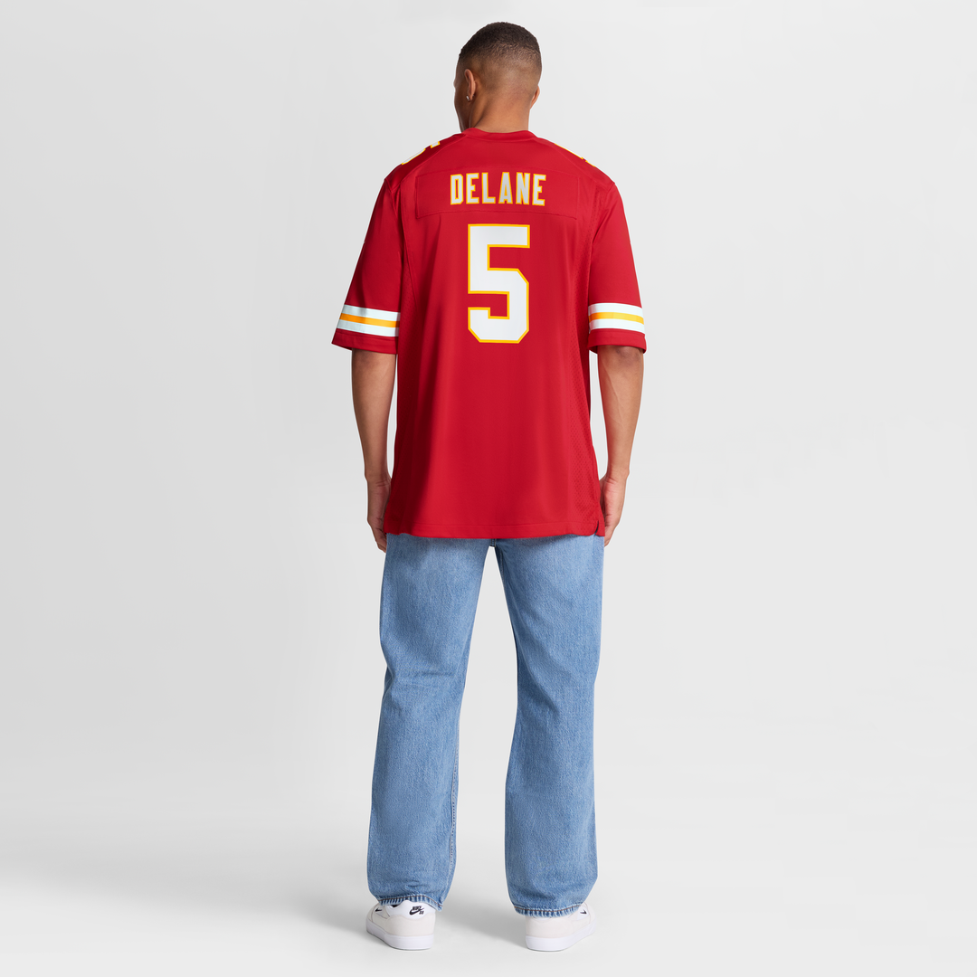 Kansas City Chiefs Mansoor Delane Nike Red Game Jersey