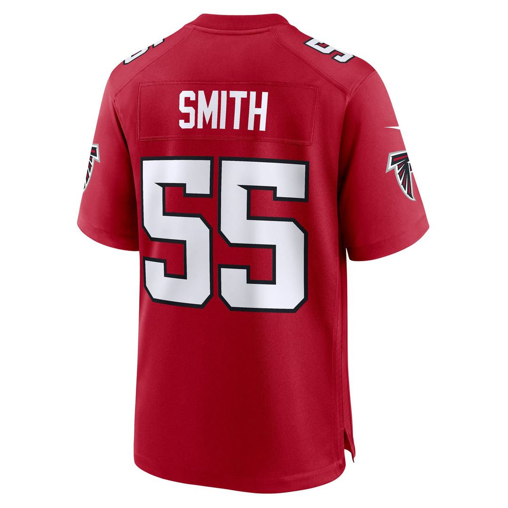 Atlanta Falcons Za'Darius Smith Nike Red Game Jersey