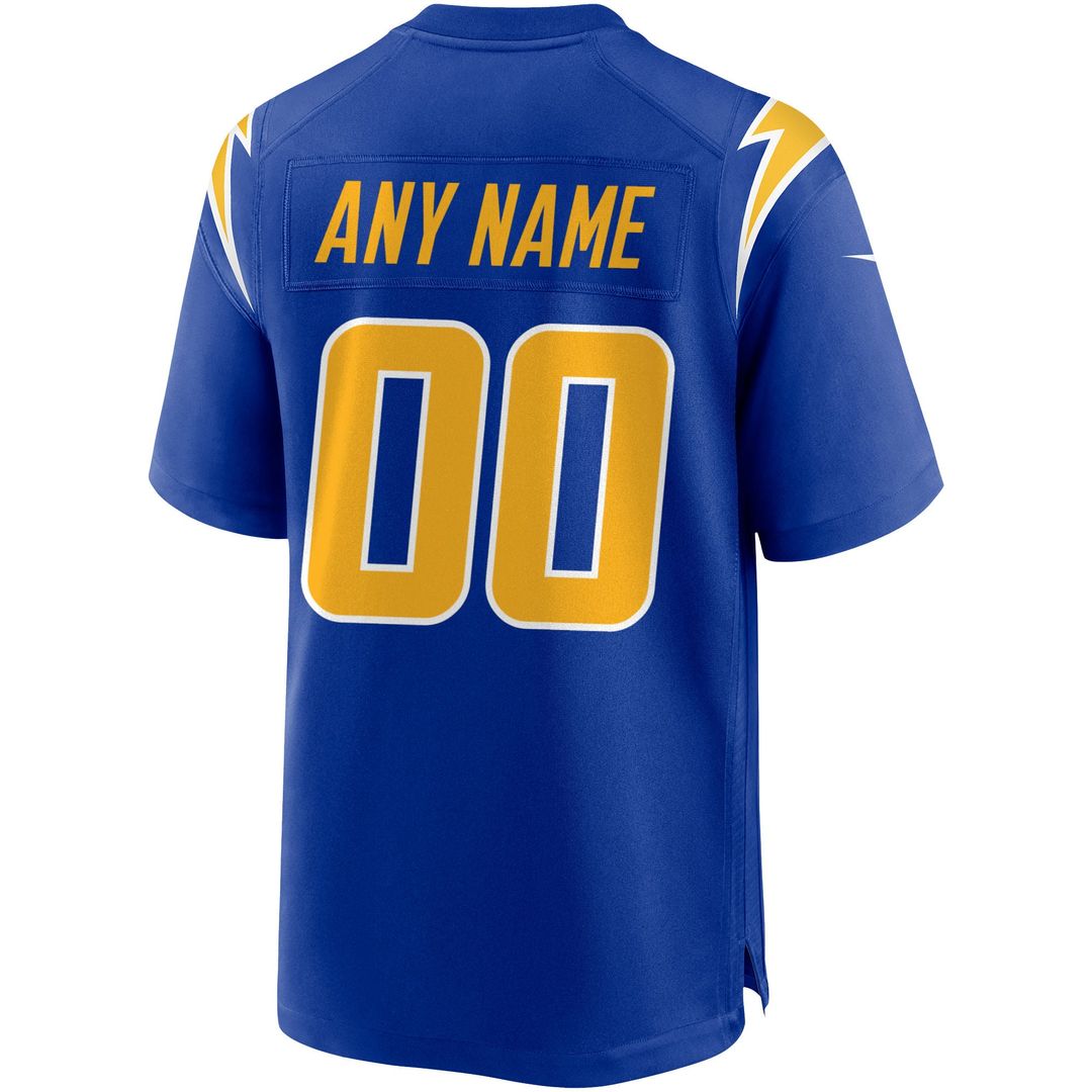 Los Angeles Chargers Nike Royal Alternate Custom Jersey