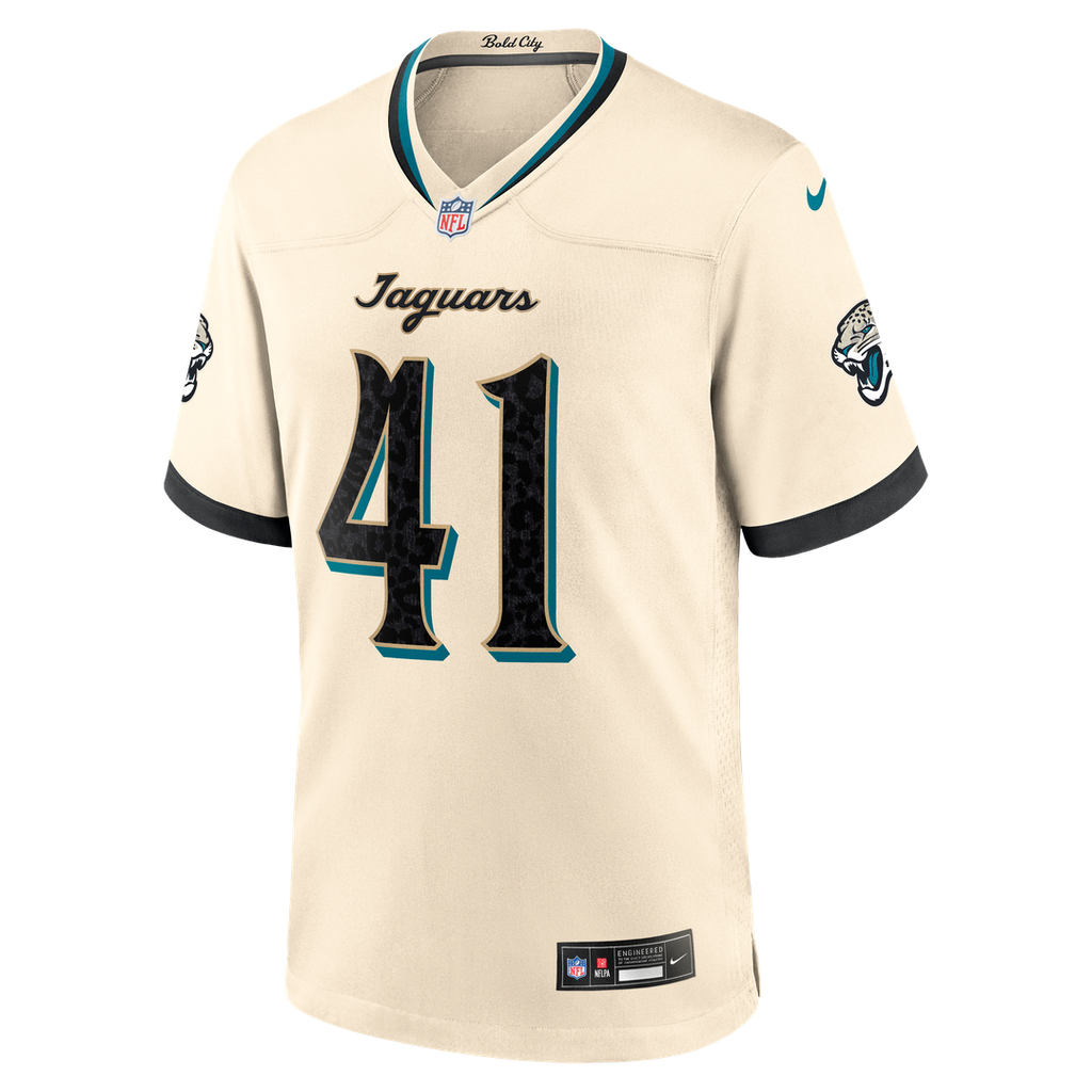 Jacksonville Jaguars Josh Hines - Allen Nike Natural 2026 Rivalries Collection Game Jersey