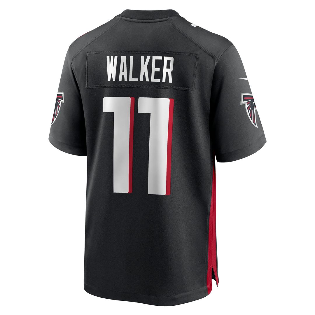 Atlanta Falcons Jalon Walker Nike Black Game Jersey