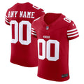 San Francisco 49ers Nike Scarlet Vapor FUSE Elite Custom Jersey