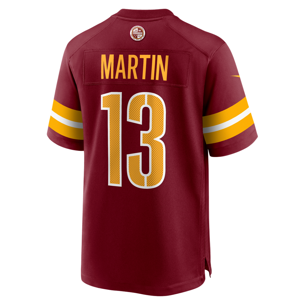 Washington Commanders Tay Martin Nike Burgundy Game Jersey