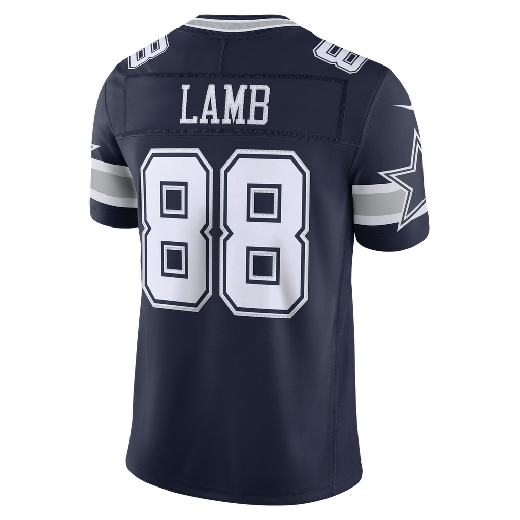 Dallas Cowboys CeeDee Lamb Nike Navy Team Vapor FUSE Stitched Limited Jersey