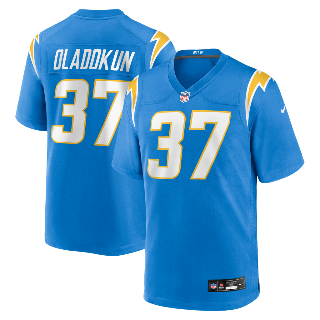 Los Angeles Chargers Jordan Oladokun Nike Powder Blue Game Jersey