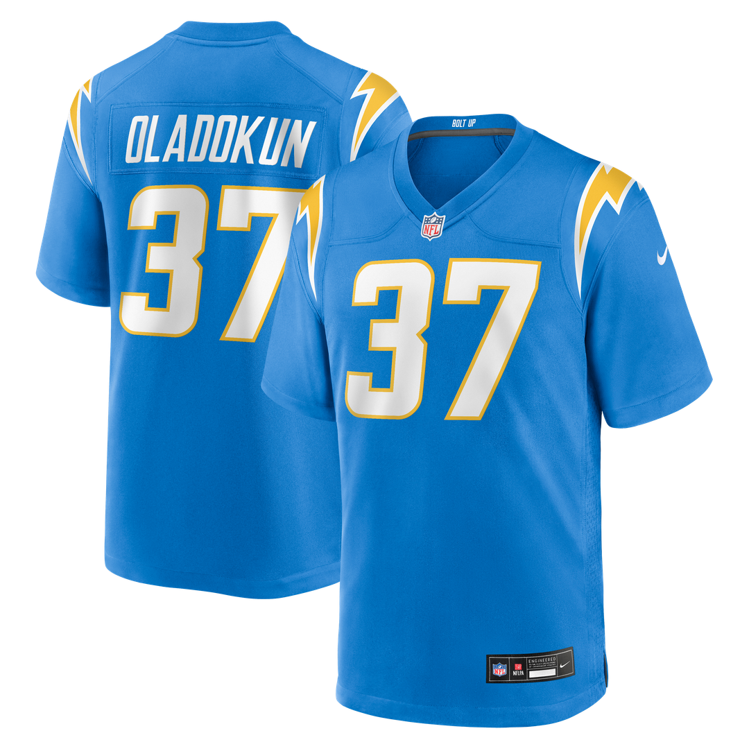 Los Angeles Chargers Jordan Oladokun Nike Powder Blue Game Jersey