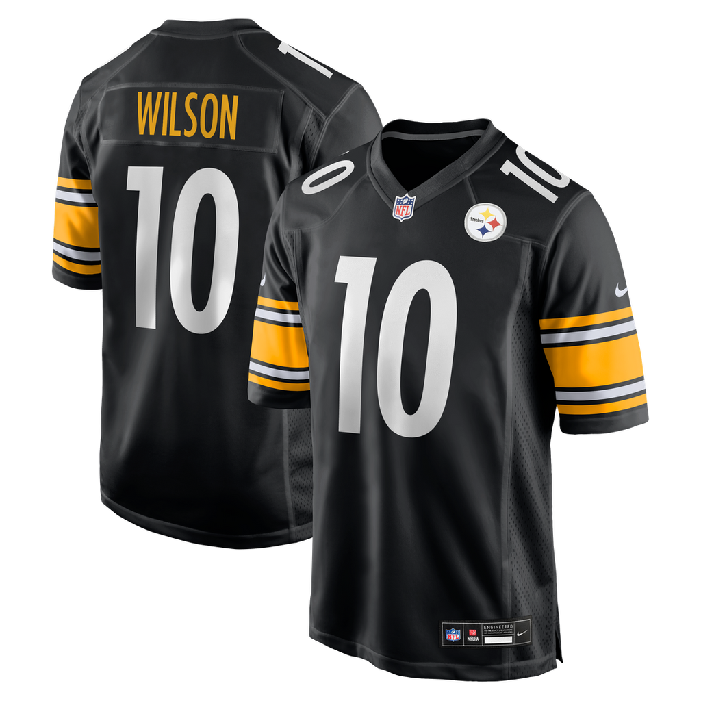 Pittsburgh Steelers Roman Wilson Nike Black Game Jersey