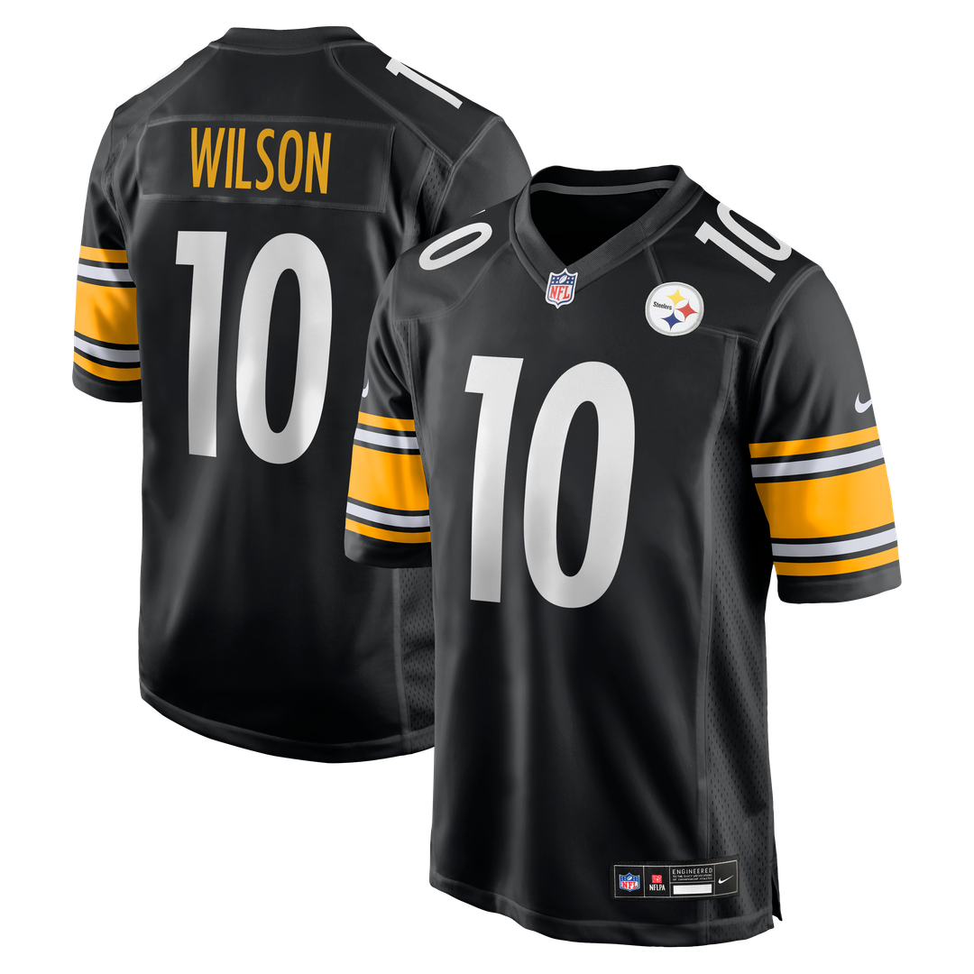Pittsburgh Steelers Roman Wilson Nike Black Game Jersey