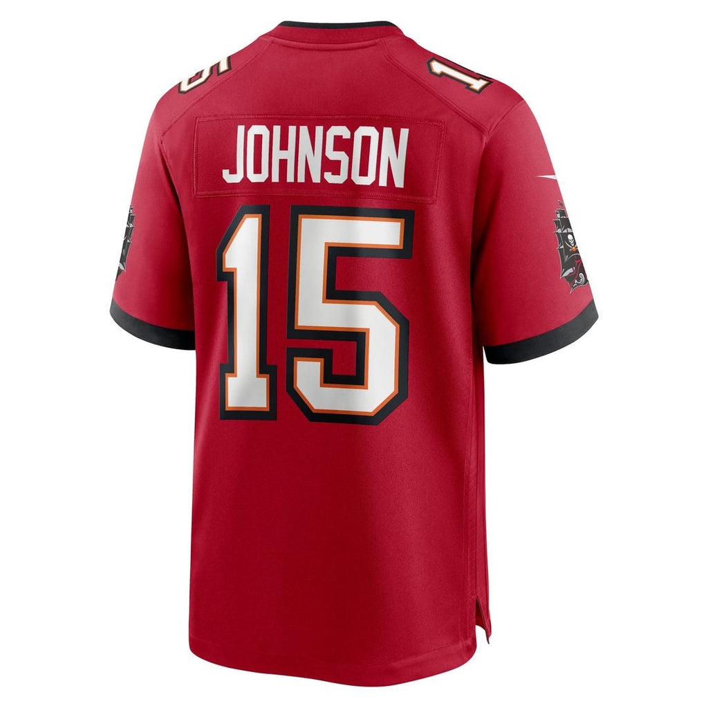 Tampa Bay Buccaneers Tez Johnson Nike Red Game Jersey