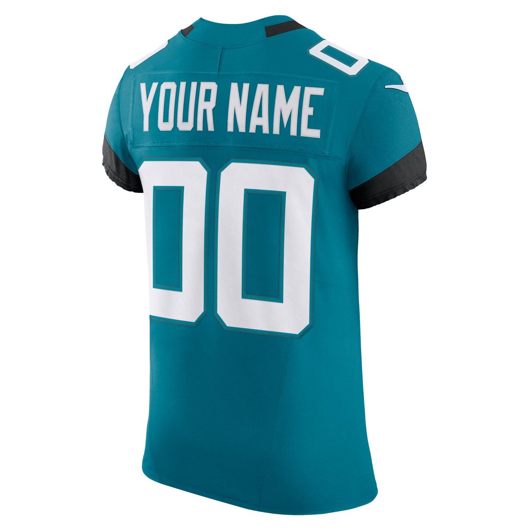 Jacksonville Jaguars Nike Teal Vapor FUSE Elite Custom Jersey