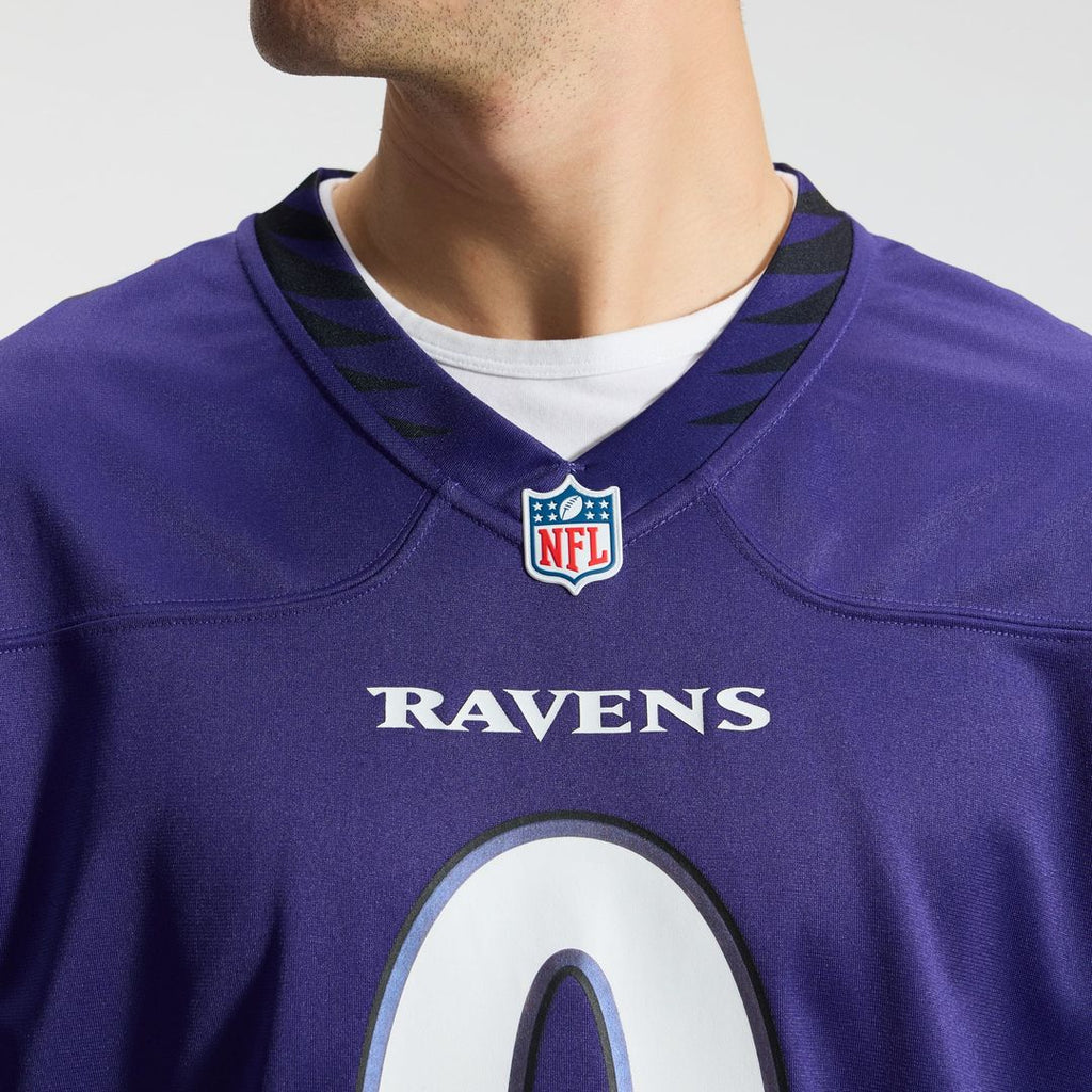 Baltimore Ravens Roquan Smith Nike Purple Game Jersey