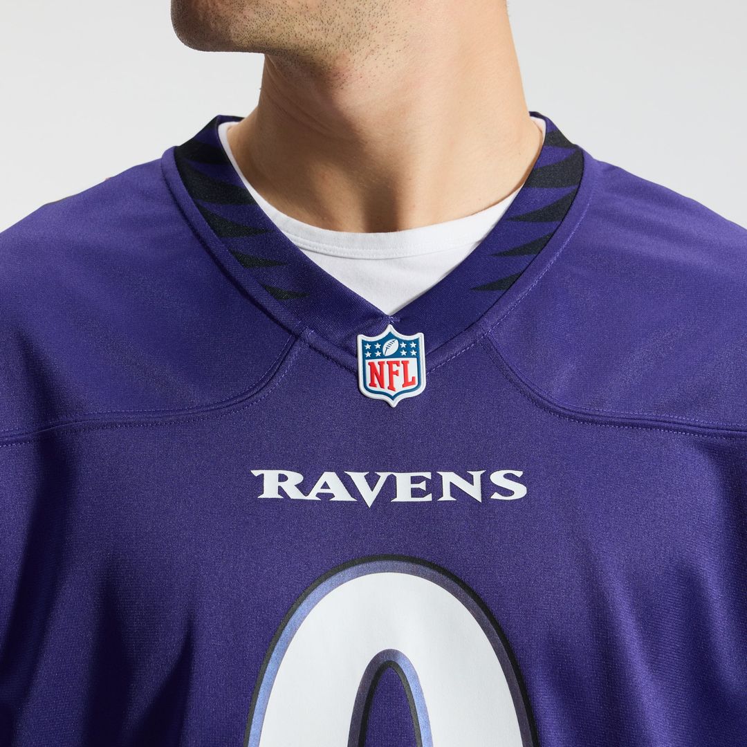Baltimore Ravens Roquan Smith Nike Purple Game Jersey