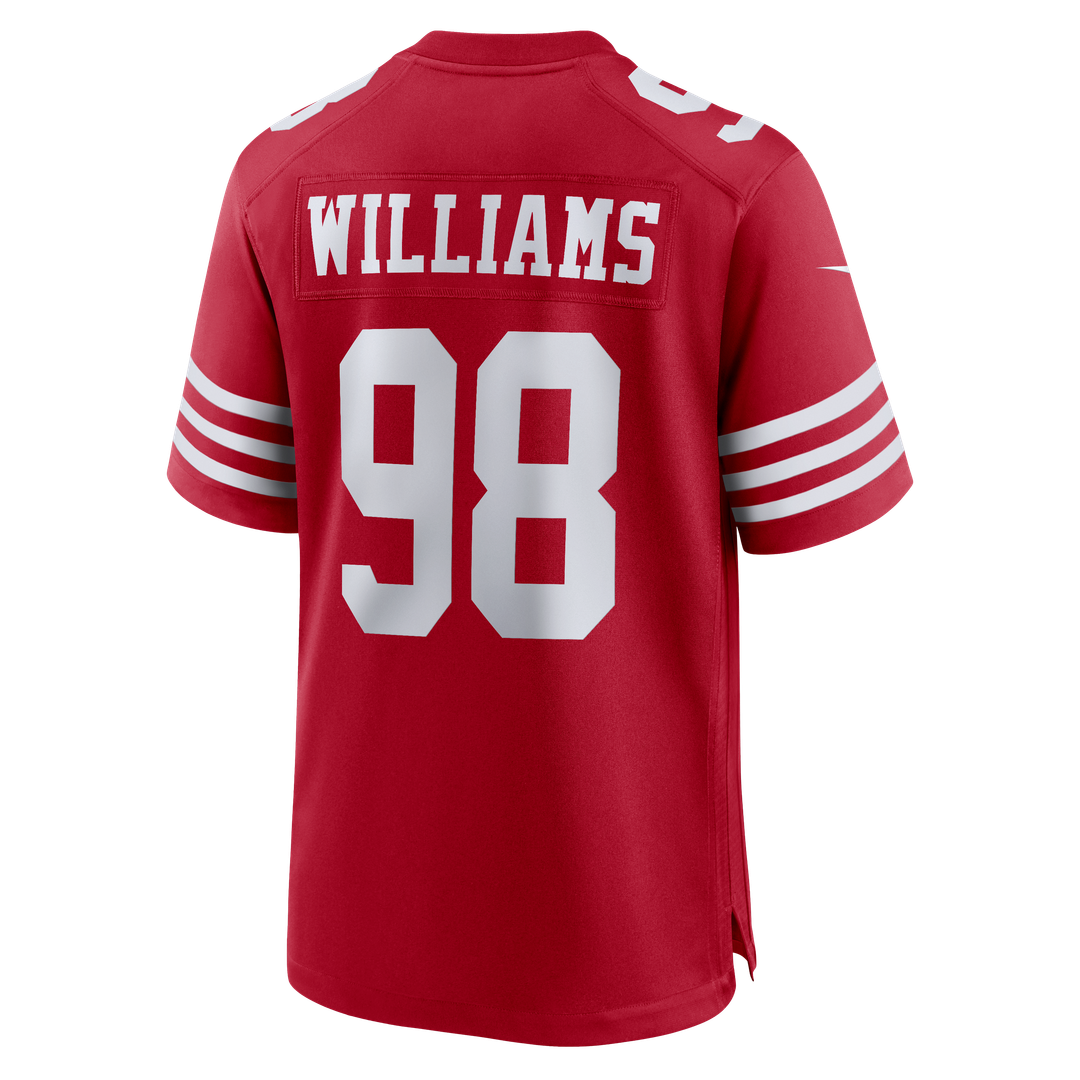 San Francisco 49ers Mykel Williams Nike Scarlet Game Jersey