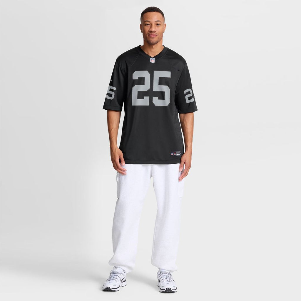 Las Vegas Raiders Fred Biletnikoff Nike Black Retired Player Game Jersey