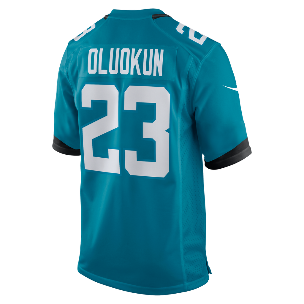 Jacksonville Jaguars Foyesade Oluokun Nike Teal Game Jersey