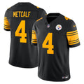 Pittsburgh Steelers DK Metcalf Nike Black Alternate Vapor FUSE Stitched Limited Jersey