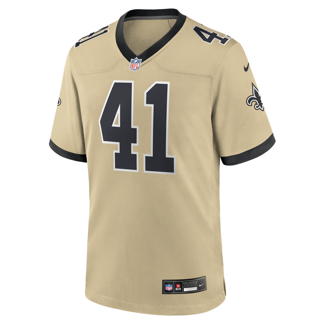 New Orleans Saints Alvin Kamara Nike White Alternate Game Jersey