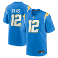 Los Angeles Chargers Derius Davis Nike Powder Blue Game Jersey
