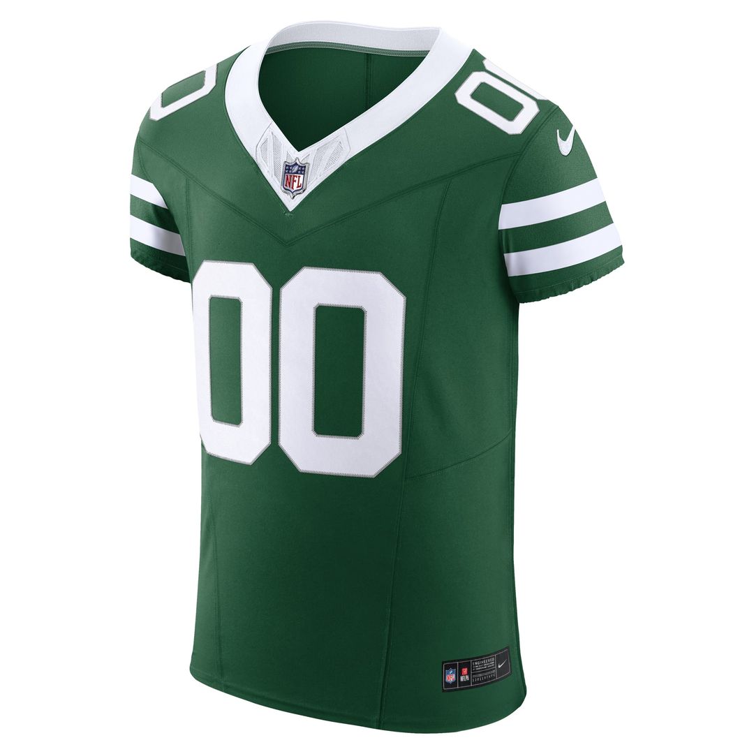 New York Jets Nike Legacy Green Vapor FUSE Elite Custom Jersey