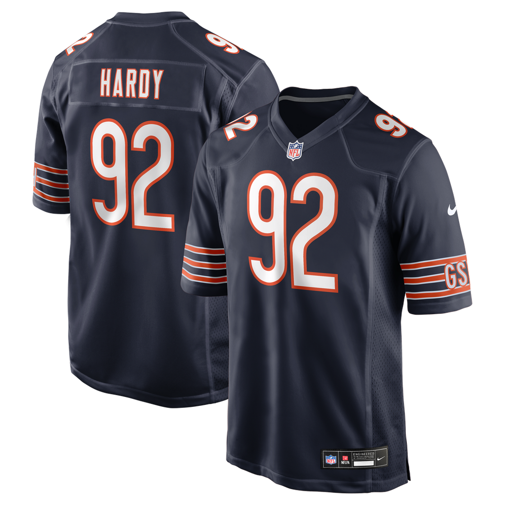 Chicago Bears Daniel Hardy Nike Navy Game Jersey