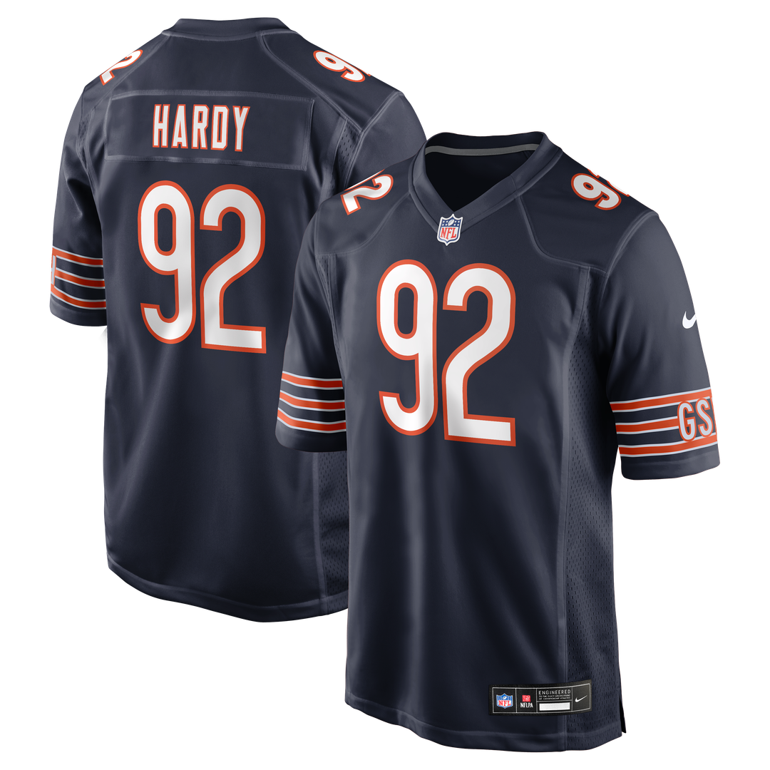 Chicago Bears Daniel Hardy Nike Navy Game Jersey