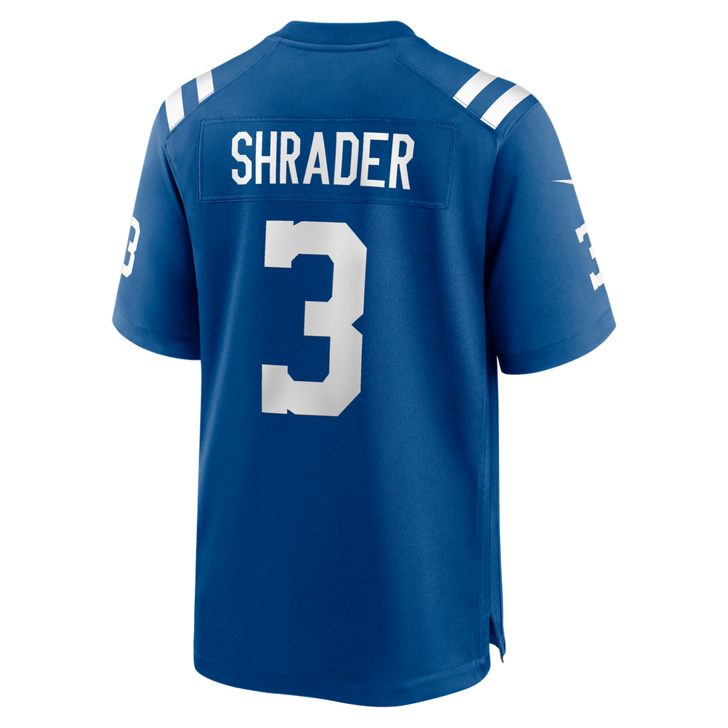 Indianapolis Colts Spencer Shrader Nike Royal Game Jersey