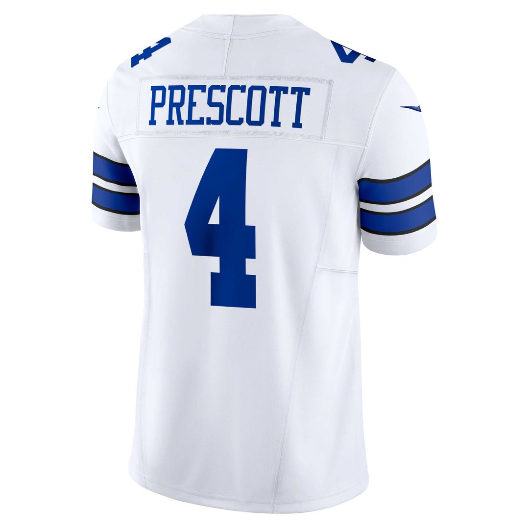Dallas Cowboys Dak Prescott Nike White Vapor FUSE Limited Jersey