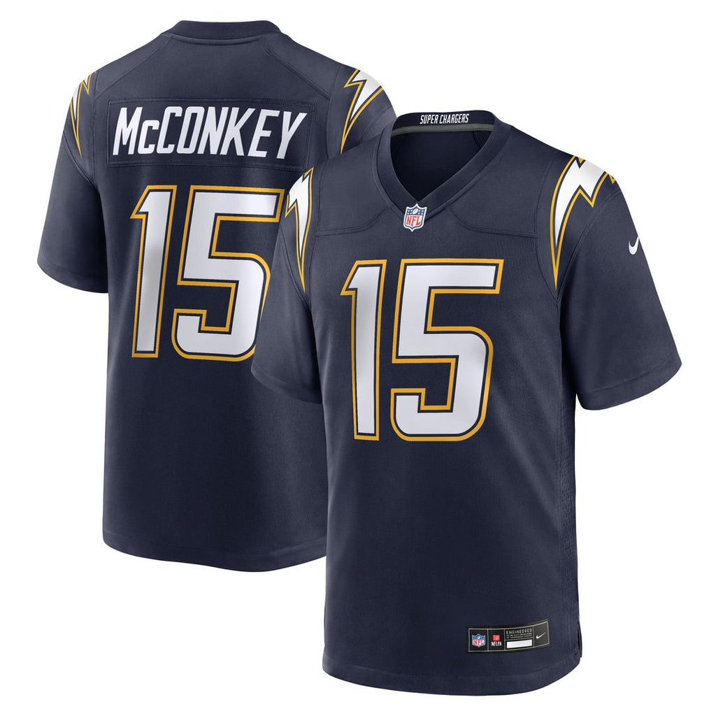 Los Angeles Chargers Ladd McConkey Nike Navy Alternate Super Chargers Game Jersey