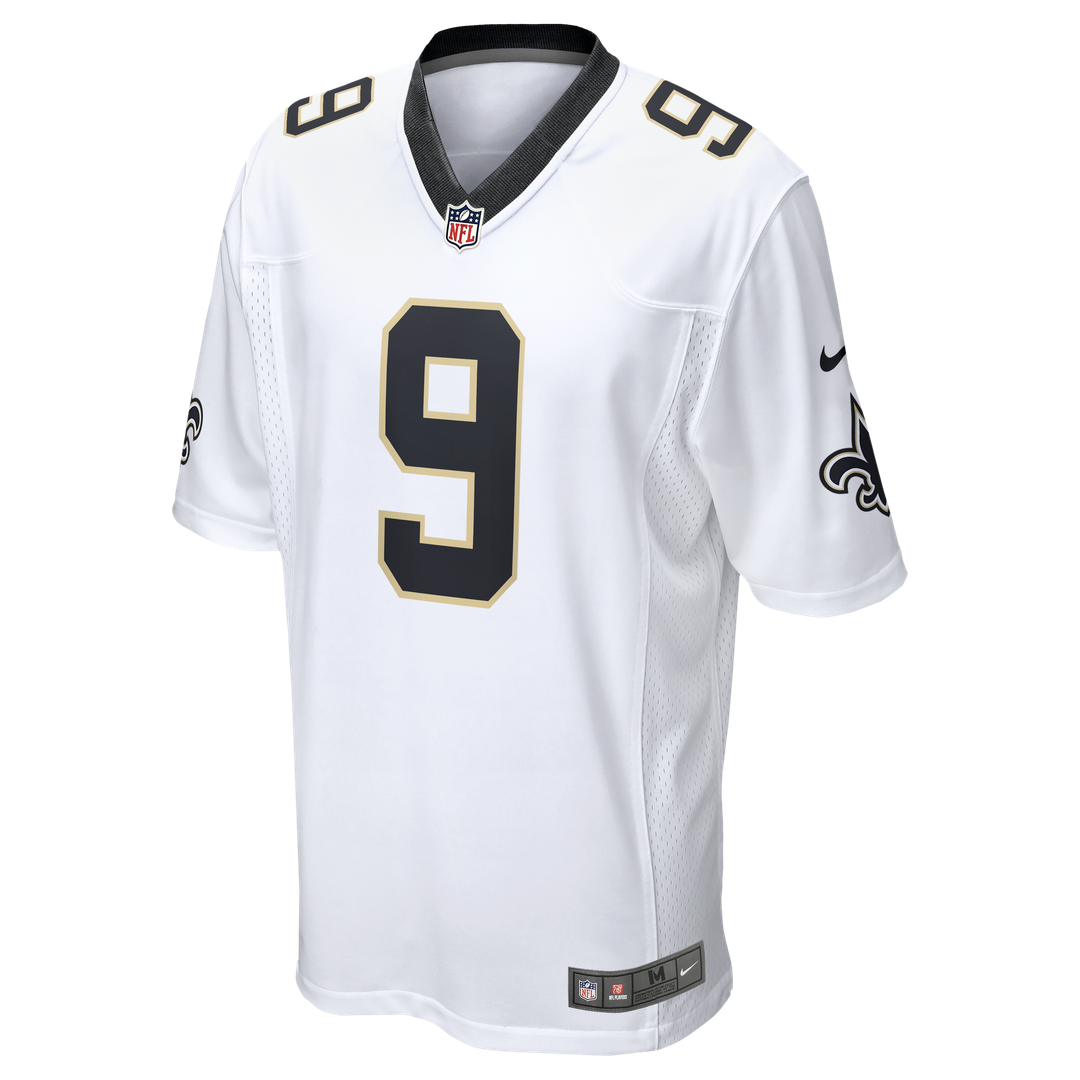 New Orleans Saints Drew Brees Nike Black Game Jersey