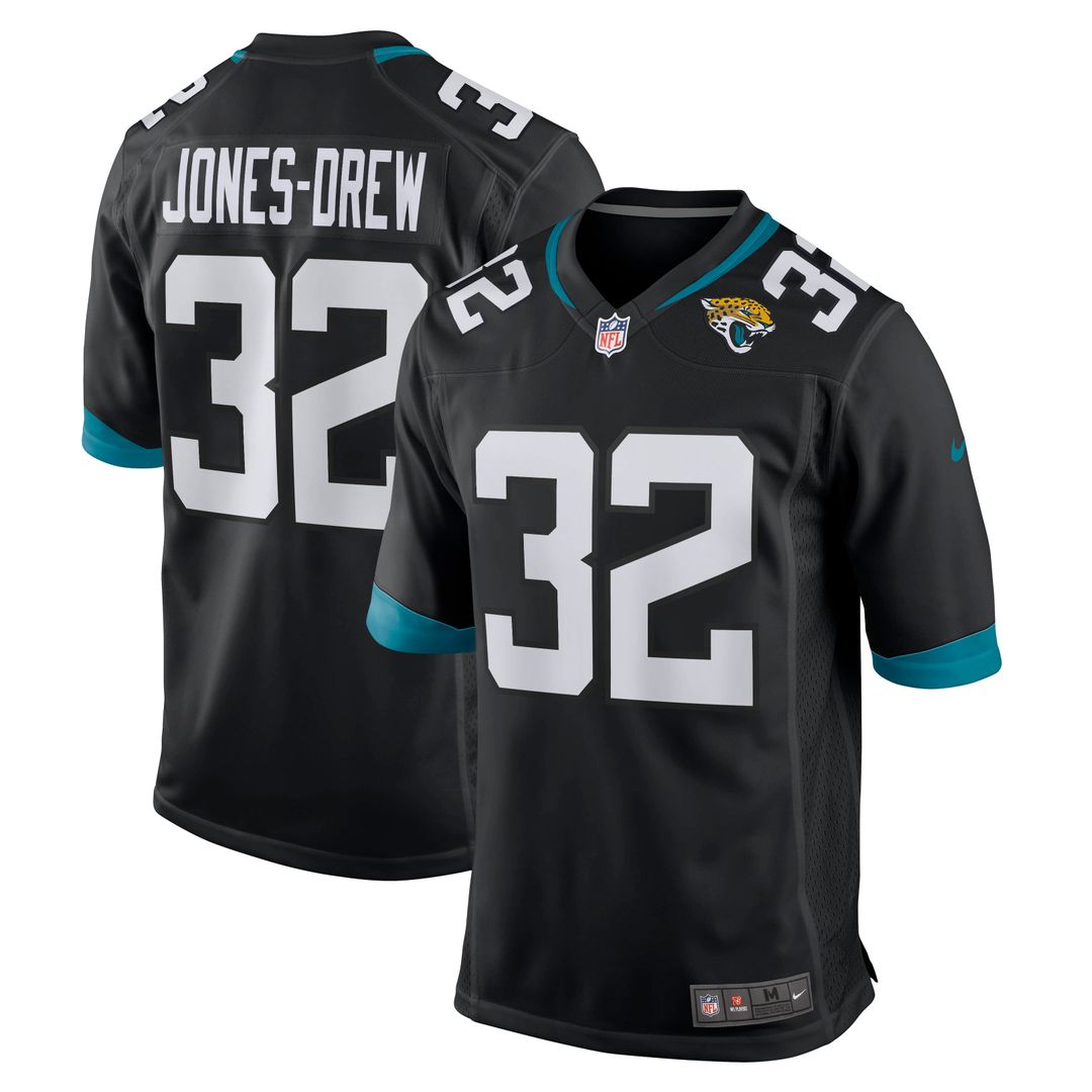 Jacksonville Jaguars Maurice Jones - Drew Nike Black Retired Player Alternate Game Jersey