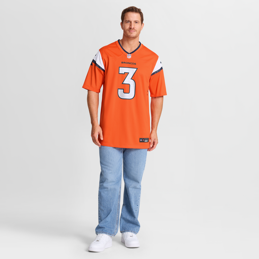 Denver Broncos Wil Lutz Nike Orange Game Jersey