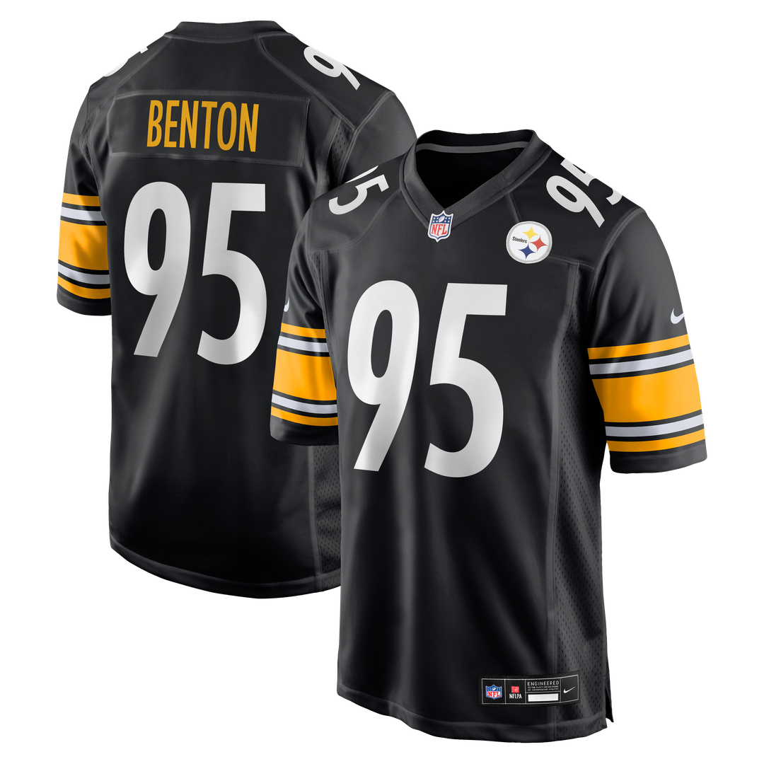 Pittsburgh Steelers Keeanu Benton Nike Black Game Jersey