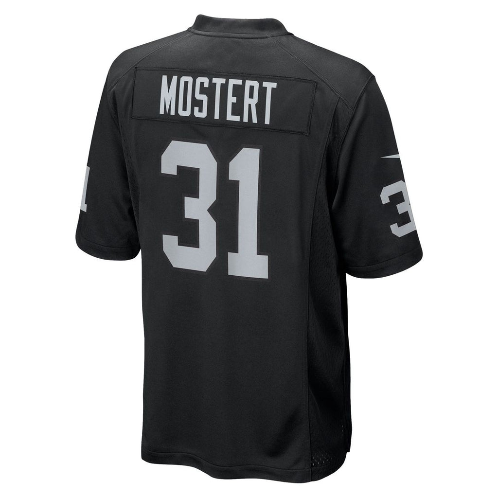 Las Vegas Raiders Raheem Mostert Nike Black Game Jersey