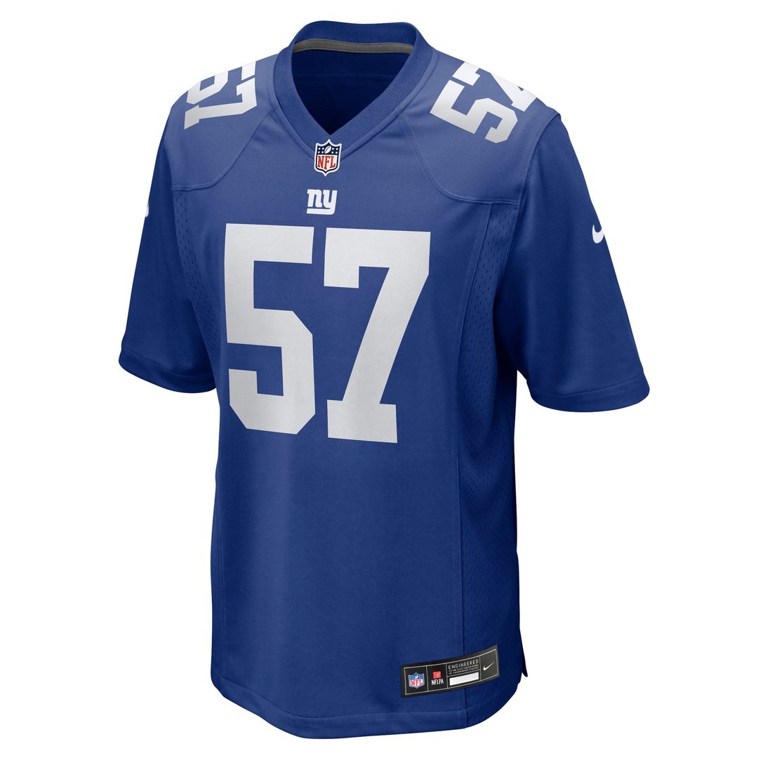 New York Giants Chauncey Golston Nike Royal Game Jersey