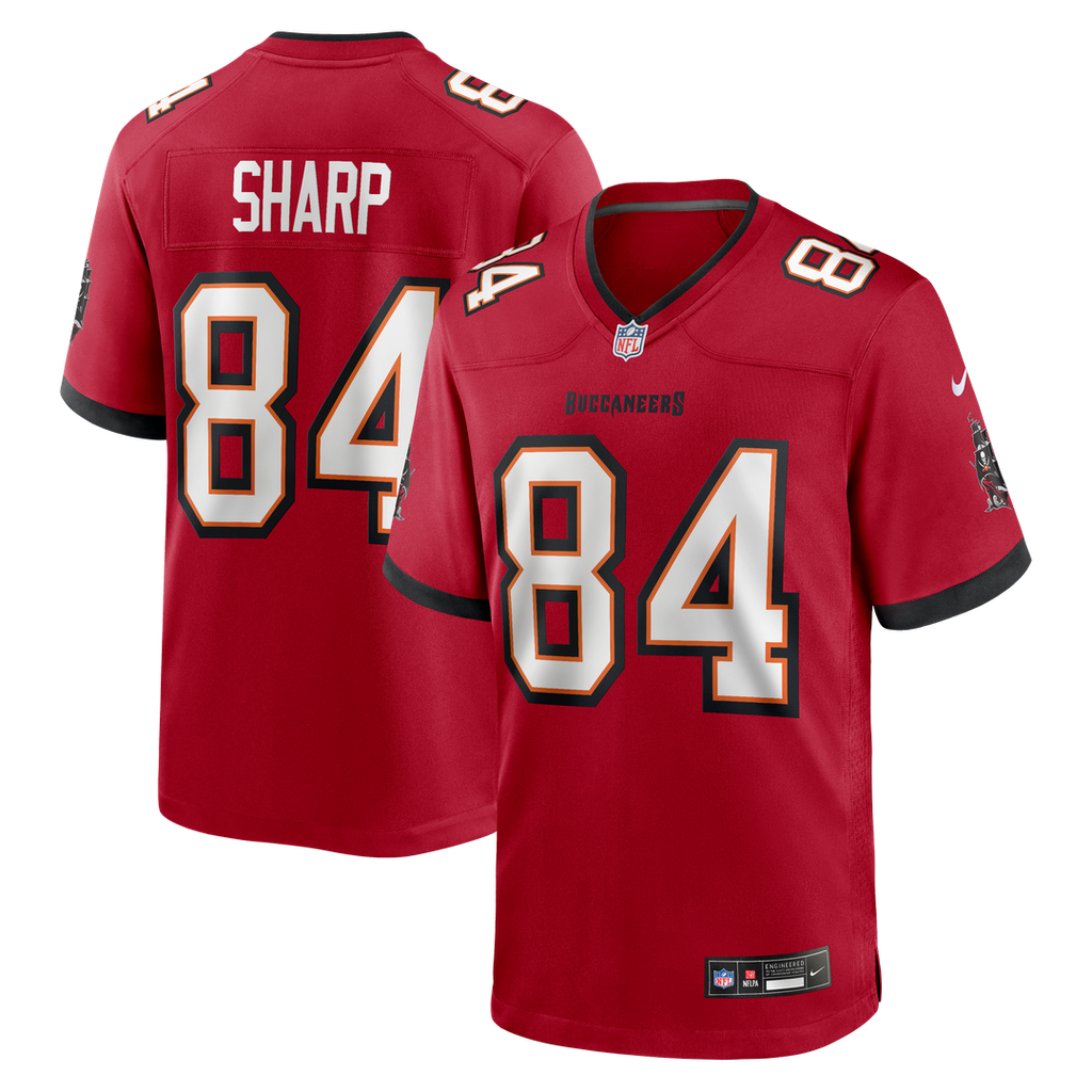 Tampa Bay Buccaneers Bauer Sharp Nike Red Game Jersey