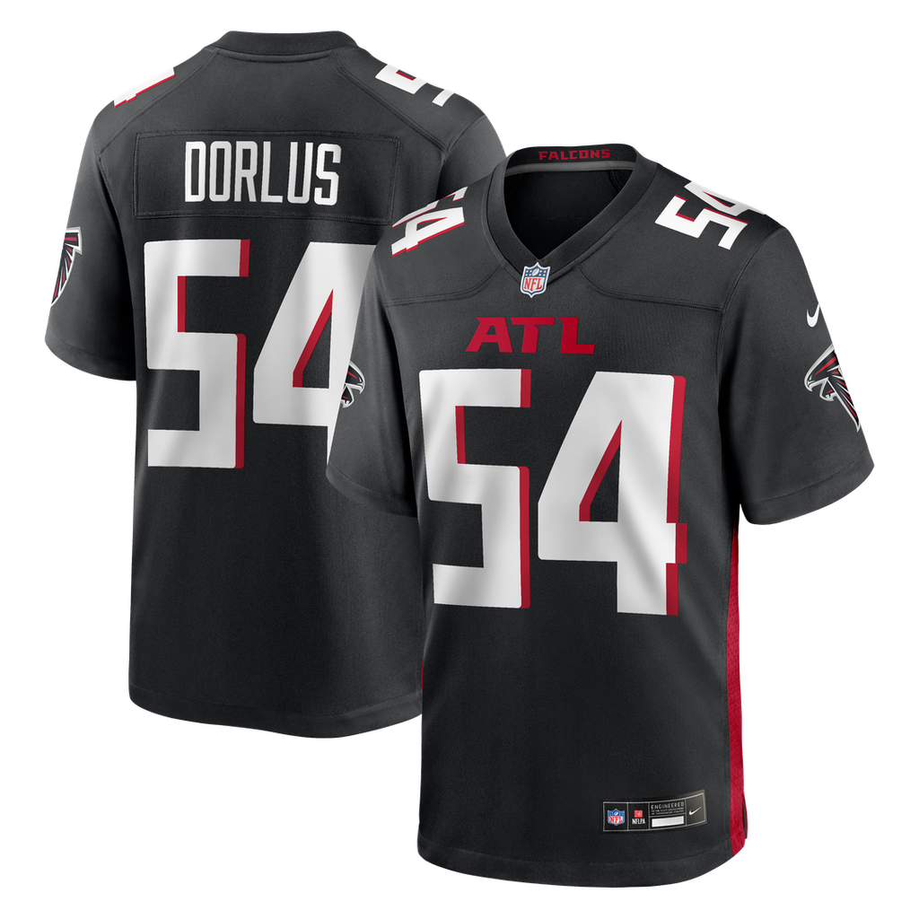 Atlanta Falcons Brandon Dorlus Nike Black Game Jersey
