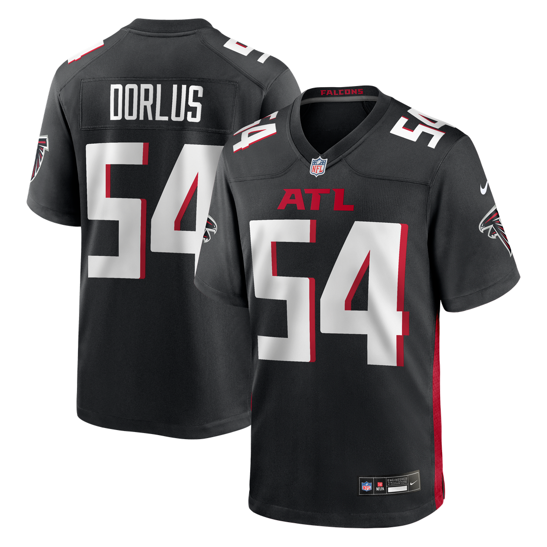 Atlanta Falcons Brandon Dorlus Nike Black Game Jersey
