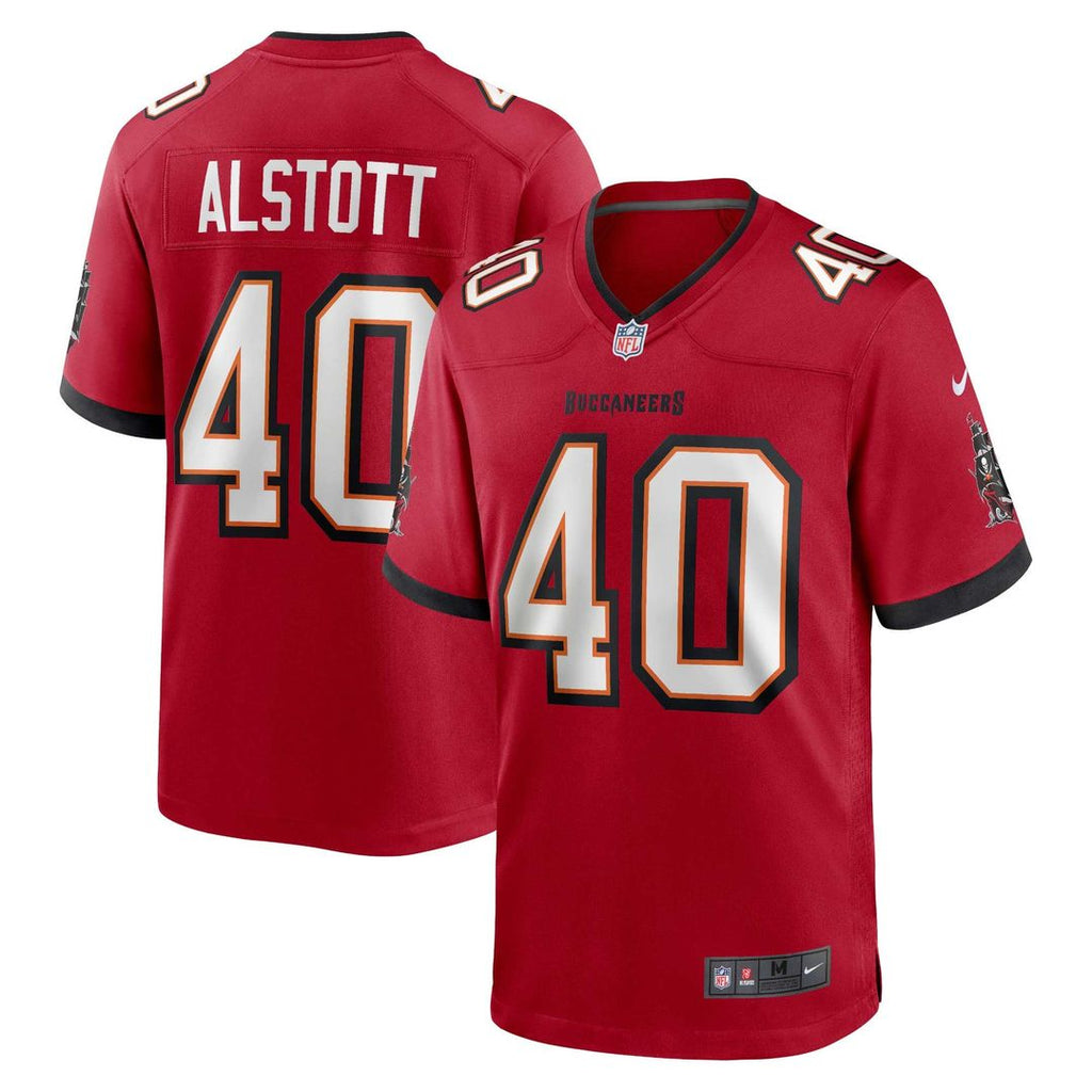 Tampa Bay Buccaneers Mike Alstott Nike Red Retired Game Jersey