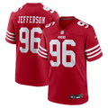 San Francisco 49ers Jordan Jefferson Nike Scarlet Game Jersey