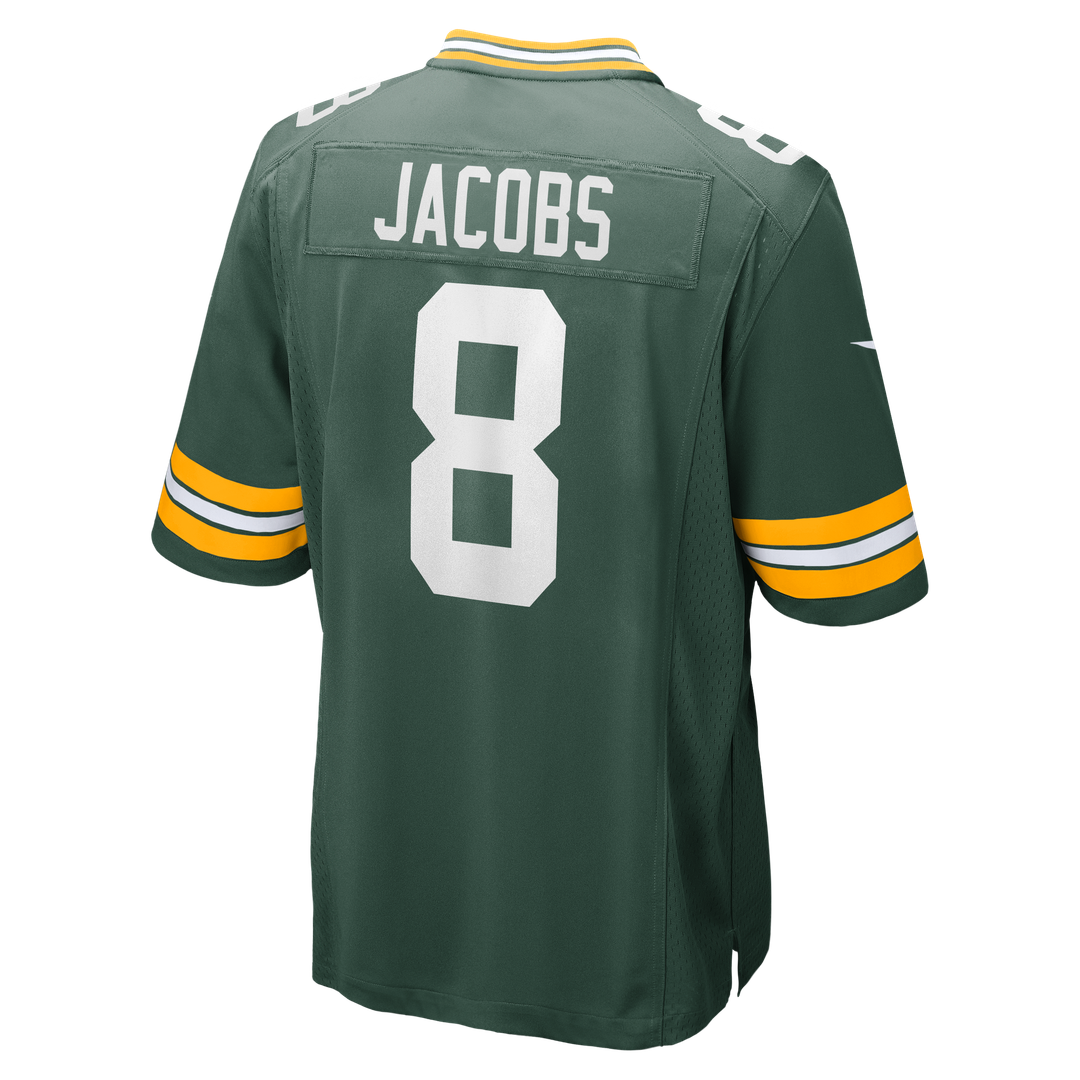 Green Bay Packers Josh Jacobs Nike Green Game Jersey