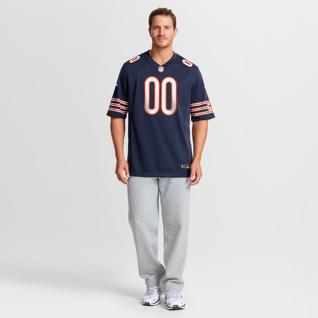 Chicago Bears Nike Navy Custom Jersey