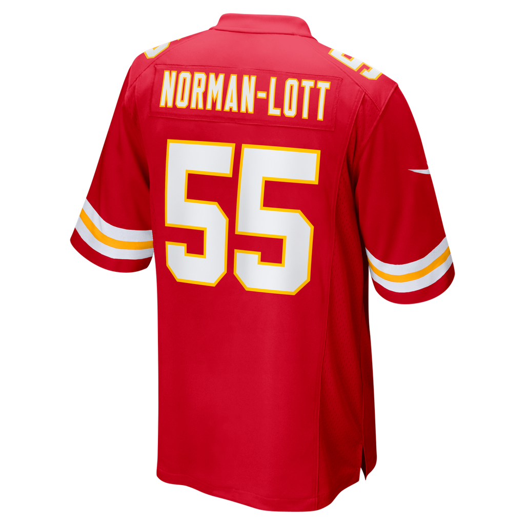 Kansas City Chiefs Omarr Norman - Lott Nike Red Game Jersey