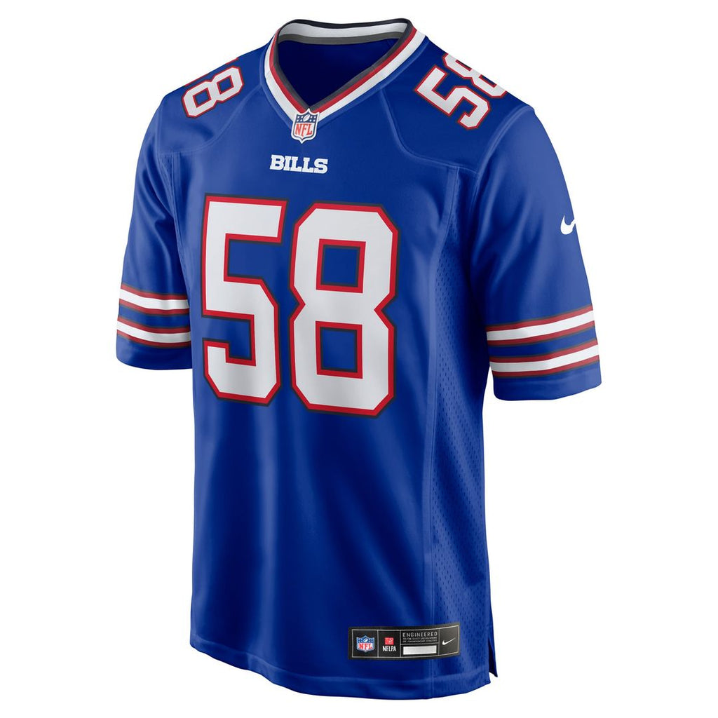 Buffalo Bills Matt Milano Nike Royal Game Jersey