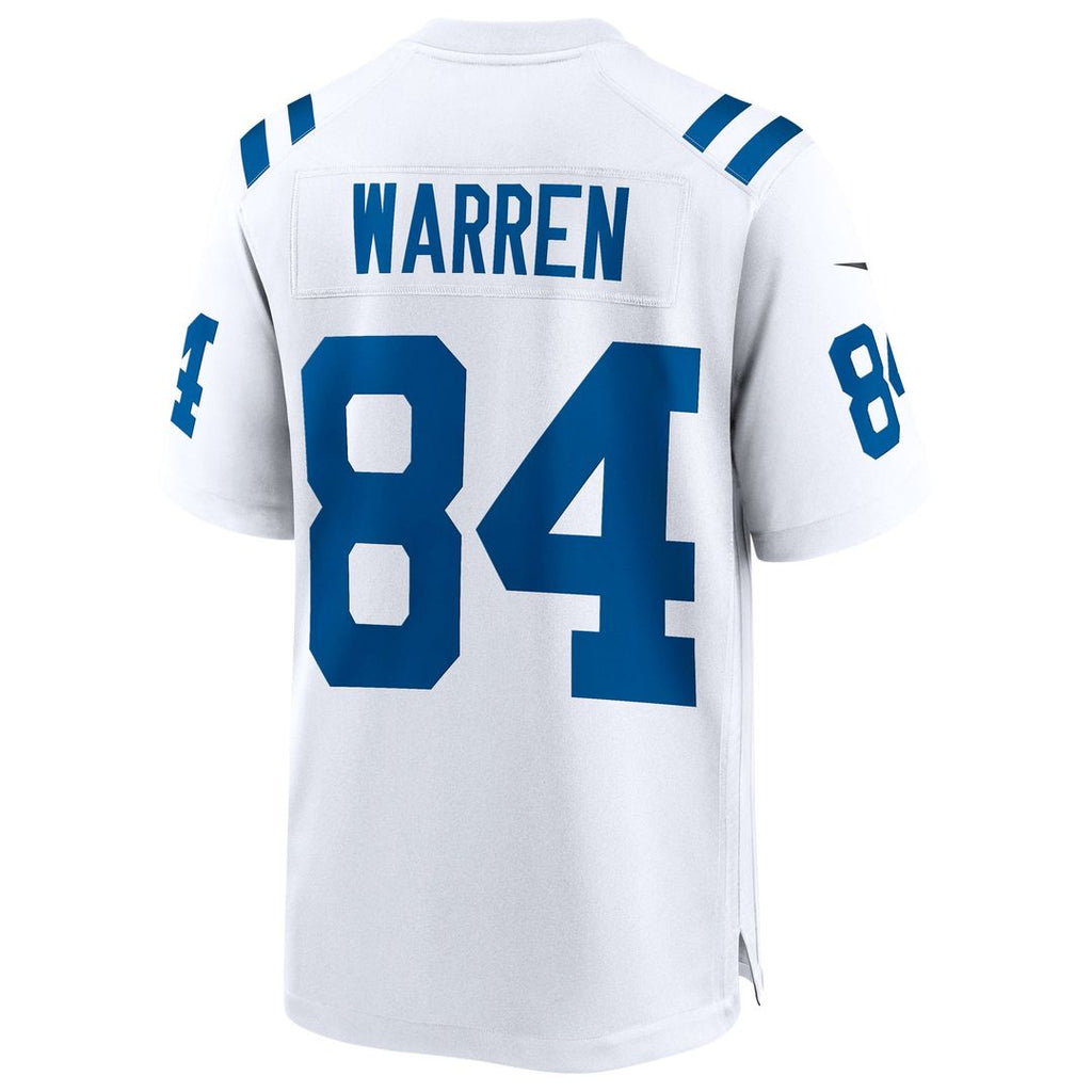 Indianapolis Colts Tyler Warren Nike Royal Game Jersey